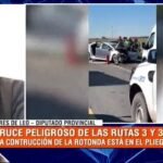 “Es una buena noticia, pero el peligro sigue”, advirtió De Leo por el cruce de la Ruta 3​