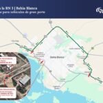 Vialidad limita el tránsito pesado en la RN 3: imponen tope de 40 toneladas en el puente sobre el Maldonado​