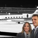 Al Caribe en avión privado: el viaje de Massa con su esposa y amigos en medio del retorno a la discusión electoral